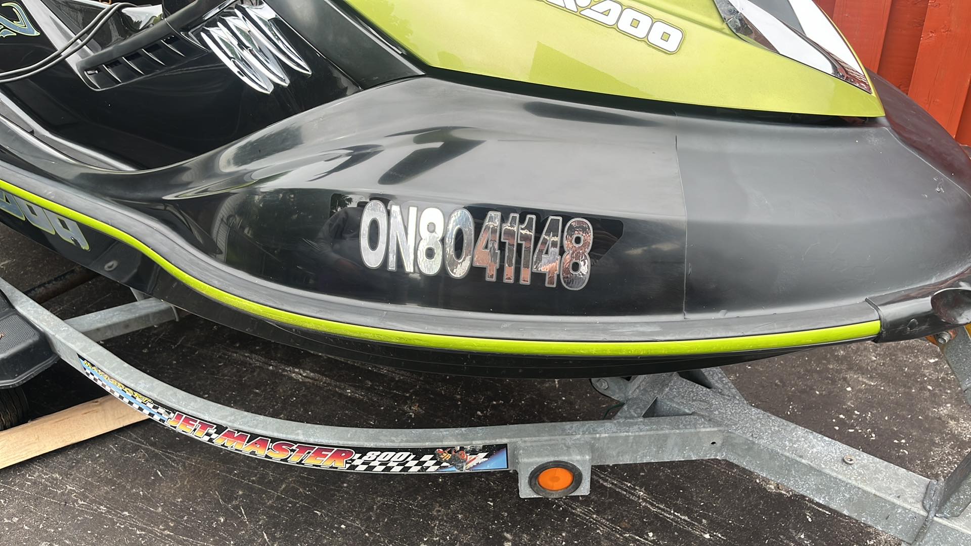 Sea-Doo custom decal example - Studio77 Designs